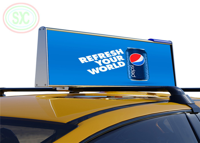 屋外用カーLEDサインディスプレイ 192*64ドットの画面解像度と5mmピッチサイズで耐久性のある広告に