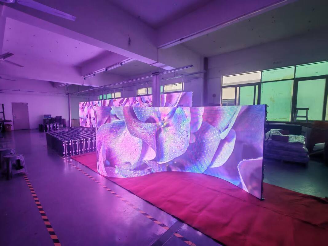 室内 p2.5 フルカラー LED ディスプレイ 640x480mm キャビネット 3840hz リフレッシュレート