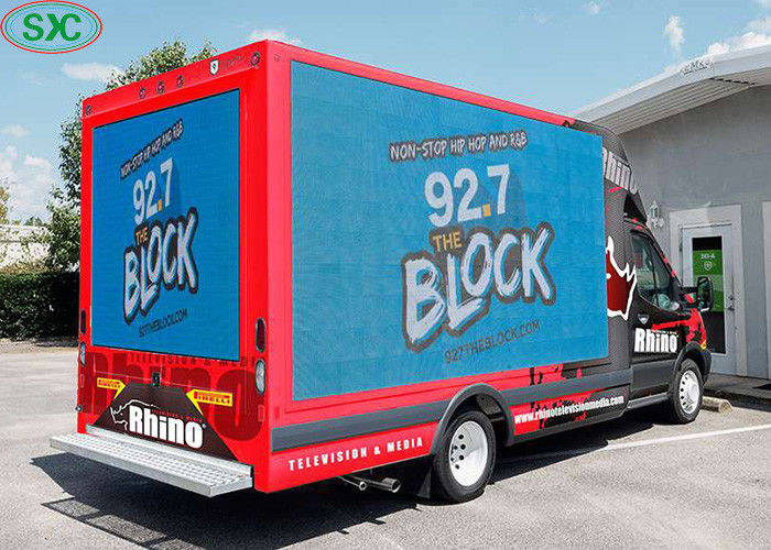 P5 アウトドアモバイルトラック LED ディスプレイ 5mm ピクセルピッチ IP65