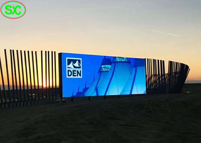 デジタル屋外広告の表示画面P8 5000-10000のNitの明るさ