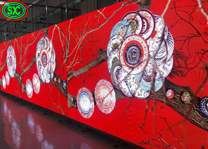 1200cd/M2 明るさ カーブドLEDパネル, HDレンタル P2.9 P3.91 P4.81 LED画面ステージの背景