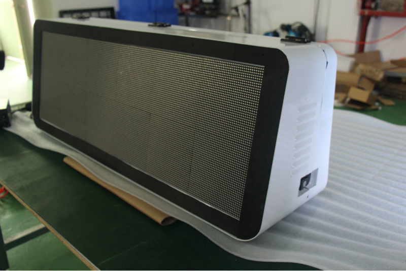 防水車用LEDサインディスプレイ 屋外フルカラータクシー屋根画面 双面