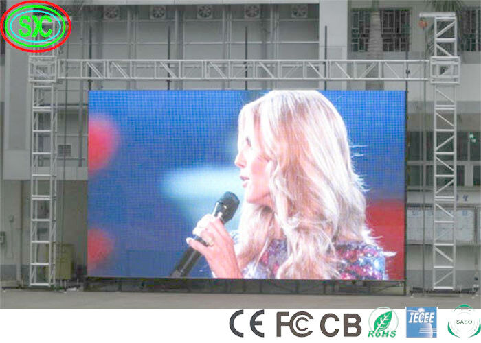 FCC IECEE 6000cd 40000dots/sqm 1R1G1BステージLEDスクリーン フルカラーLEDディスプレイ
