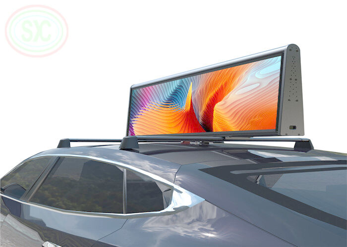 屋外用ダブルサイド P5 HD カー・タクシー屋上 LEDサインディスプレイ