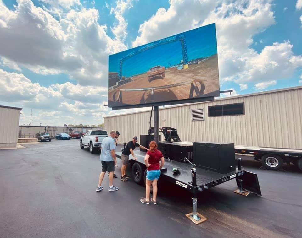 P6 屋外用 LED ディスプレイパネル 576x576mm IP65 防水 5000cd/㎡