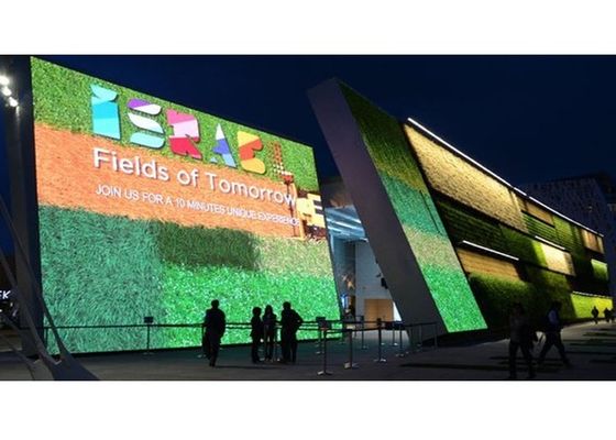 お買い得 フルカラー P10 屋外 LED パネル 5000cd/M2 輝度 10mm ピクセルピッチ オンライン
