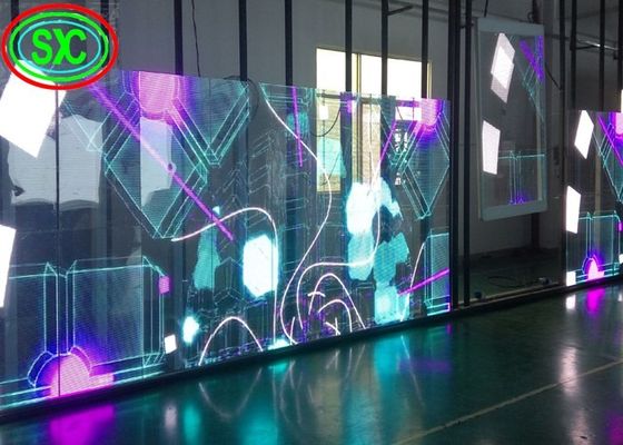 お買い得 アルミ透明LEDスクリーン 軽量モジュール ディスプレイに最適 オンライン
