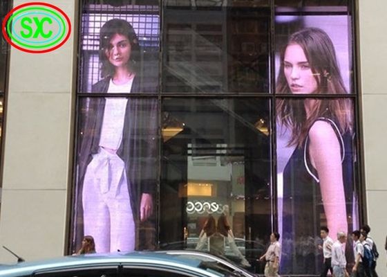 防水透明LEDディスプレイ アルミニウムキャビネット素材とIP43防水