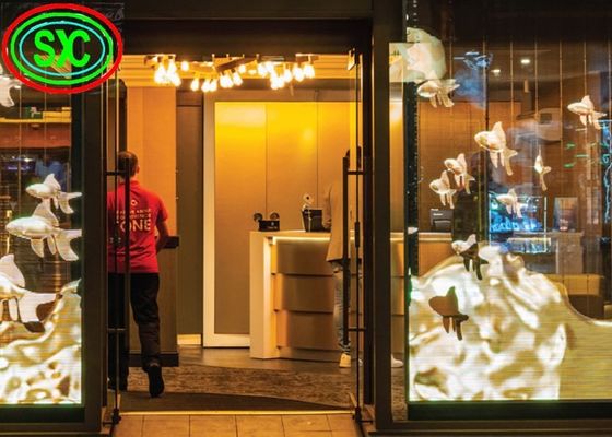 G3.91-7.82 透明なLEDスクリーン IP43防水 軽量キャビネット