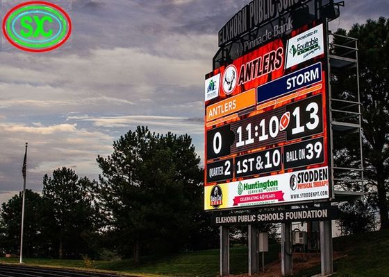 60Hzフレームレート スポーツスタジアム LEDスコアボード 高級な建築のための冷凝鋼