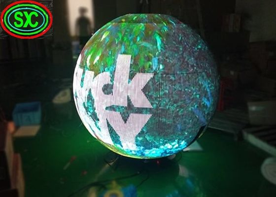 ビデオ/テキスト/画像 ディスプレイ スフィア LED スクリーン IP68 防水性 DC5V 電圧