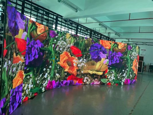 適用範囲が広い曲げられた3840hz段階LEDは屋外および屋内使用のために選別する