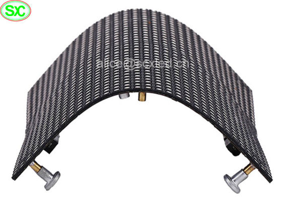 屋内適用範囲が広いカーブの磁石の前部サービスの柔らかいビデオLED表示モジュール