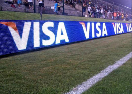 フットボールスタジアム周辺広告 ビルボード P5 スタジアム LED ビデオディスプレイ バナー