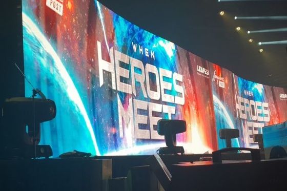 高画質フルカラー P1.875 P2.5 室内大型テレビ LED壁ディスプレイ