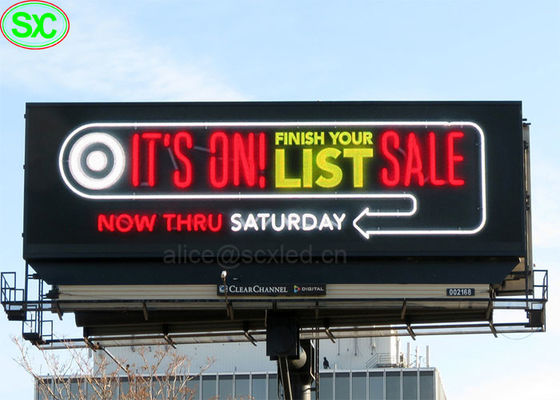 超薄いRGB P6 P8 IP65は3-*Year保証が付いている広告掲示板を導いた