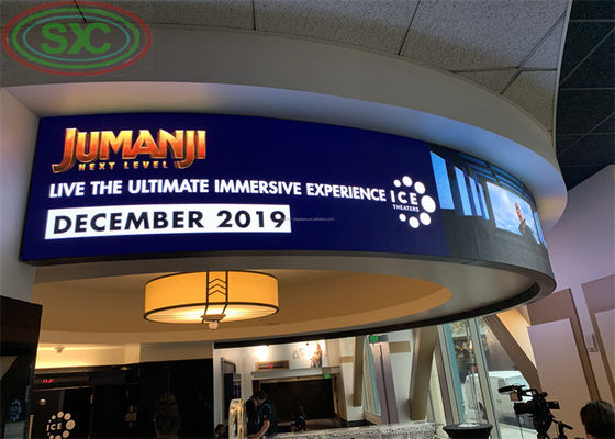 室内回転可能な柔軟なビデオウォール P2 LEDスクリーン ソフト広告サイン