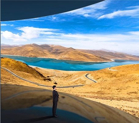 LEDスクリーンにフルカラーグリーフを貼る イベント レンタルパーティーに最適