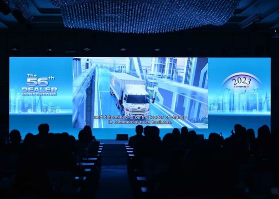 プログラム可能なモザイクフリー超透明P2.5 SMD2020 1300cd/m2 LEDビデオ壁パネル