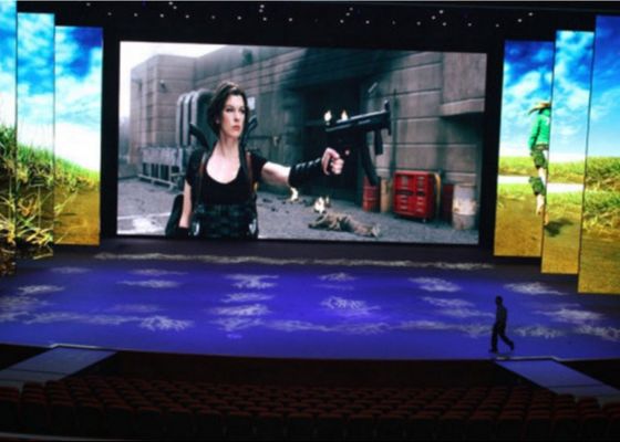 屋内フロントとリアアクセス、簡単なメンテナンス、フルカラーP4 LEDビデオウォールスクリーン