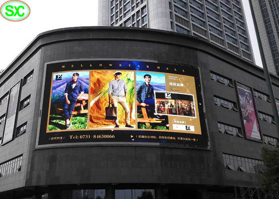 屋外P10は最高のビデオ ウォール・ディスプレイRGB LEDスクリーンをリフレッシュ レートを導きました