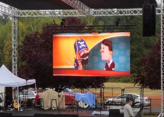 P8 防水 屋外 LED レンタル スクリーン モジュール サイズ 192mm X 192mm