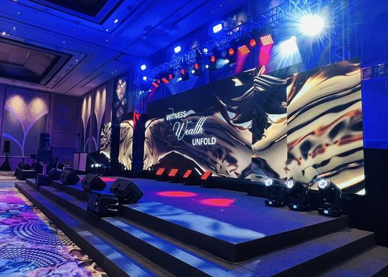 438Watt/m2 AVG 消費 レンタル LEDディスプレイ 鋳造型アルミキャビネット