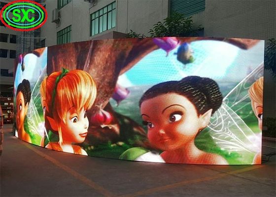 Mtbf 5000 時間 アルミ 固定 LED ディスプレイ 192*192mm モジュールのサイズと耐久的なキャビネット素材