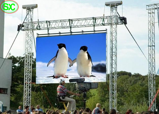 防水屋外の移動可能な掛かるP10レンタルLED表示板