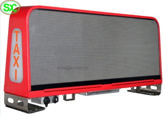 P5はデジタル車の屋根の上LEDの印の表示タクシーの車によって導かれる表示画面を防水します