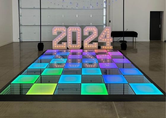 お買い得 フルカラーP10 LEDダンスフロアライト 320*160mm モジュール アルミ 1/4 スキャン IP65 防水 オンライン