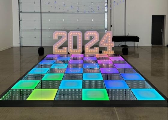 お買い得 P3.91 室内フルカラーLED照明 ダンスフロア 250*250mm LEDモジュール 65410点/平方メートル オンライン