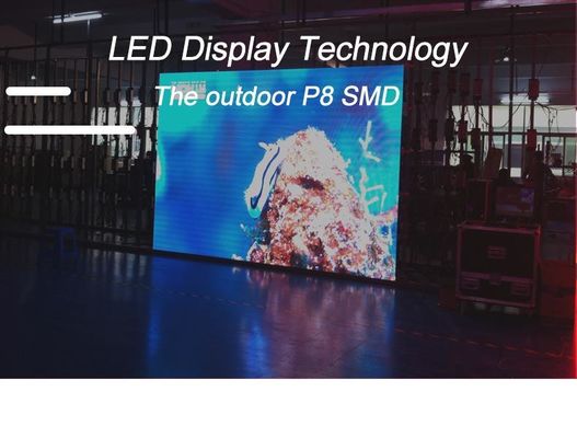お買い得 高リゾリューションIP65 P8屋外のフル カラーのLED表示フル カラーSMD3535 1/4スキャン オンライン