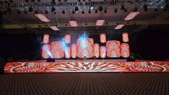 お買い得 レンタルイベント 室内P3.91LEDディスプレイ フロント サービス ステージ 背景 ビデオ 壁 室内または室外  3840Hz リフレッシュ 500x500 キャビネット オンライン