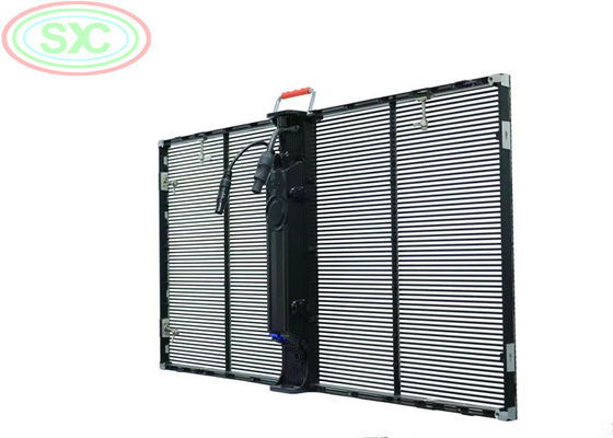 お買い得 吊り付け式LEDスクリーン 透明LEDディスプレイ 1000*500MM 調整できる明るさ オンライン