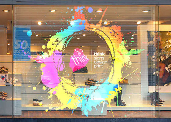 透明LEDスクリーン SMD2121 平均 障害なし 1000時間 透明広告ディスプレイ