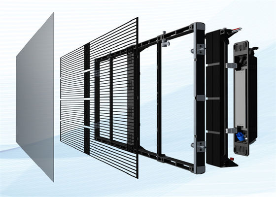 運転方法 運転方法 SMD2121 レンタルディスプレイ用の透明LEDビデオウォール P3.91-7.82 1000時間 平均故障なし