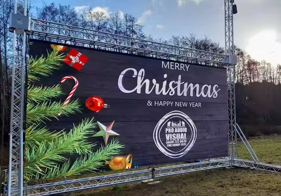 ステージパフォーマンス 50/60 Hz 入力電圧と 250x250mm モジュール SMD LED パッケージのステージ LED スクリーン