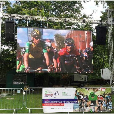 フットボールスタジアムのLED広告ディスプレイ 大きなLEDビデオ壁ボード