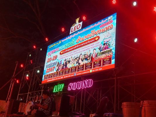 鋳型アルミニウムキャビネット素材 端ディスプレイ性能のためのピクセルピッチ LEDパネル 320X160mm