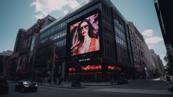 P4.81mm レンタル 屋外 フルカラー LED ディスプレイ キャビネット サイズ 500x1000mm 500x500mm,5000明るさ