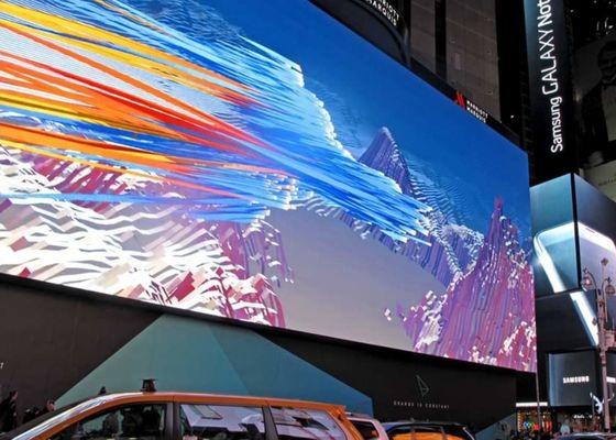 魅力的な広告のためのSMD2121エンカプスレーションとAC 110/220V入力電圧を搭載した屋外フルカラーLEDディスプレイ