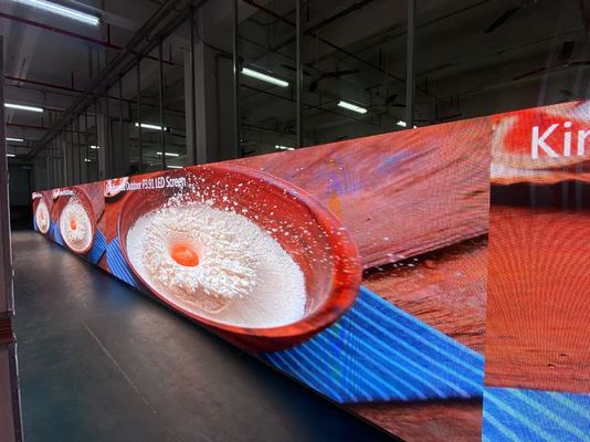 高亮度 RGB LED ディスプレイ 140/60 ビューイングアングル 5500 亮度 320*160mm モジュールサイズ