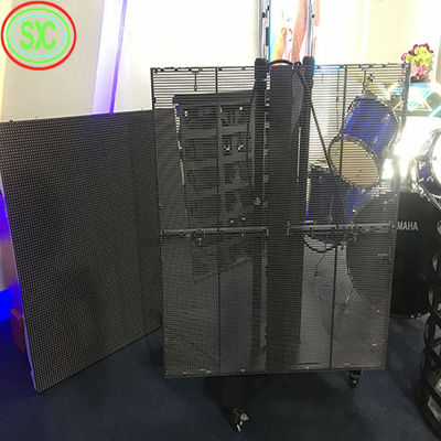 運転方法 透明なLEDディスプレイ 室内広告用アルミキャビネット素材