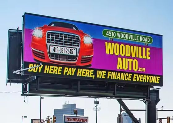 DC5V 動作電圧 屋外 LED ビルボード 高輝度 7000nits 効果的な広告用