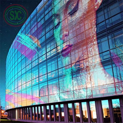 6.2kg キャビネット重量 透明なLEDスクリーン