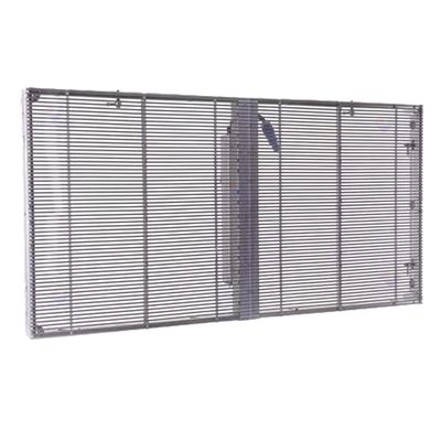 アルミニウムキャビネット素材 透明LEDスクリーン 防水 IP43 屋外広告ニーズ向け