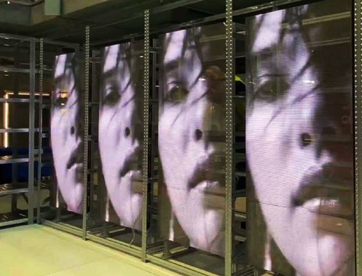 SMD2121 LED型 汎用的な屋外広告用の透明LEDディスプレイ