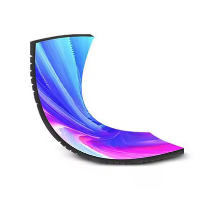 屋外 360 度シリンダー LED ディスプレイ コラム カーブ スクリーン 広告 掲示板