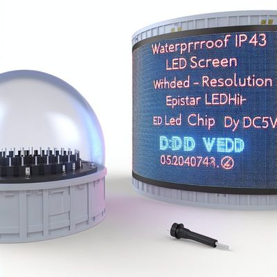 お買い得 防水IP43球形LEDスクリーン、解像度Epistar LEDチップDC5V オンライン